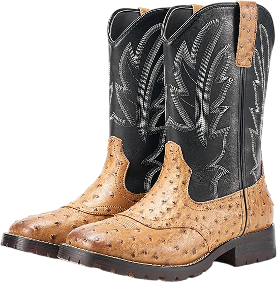 Chunky Heel Mid-Calf Boots